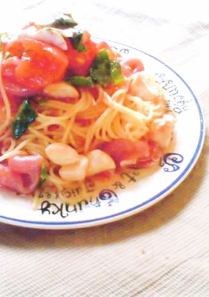 豪華で美味しい!!簡単トマトの冷製パスタ-レシピのメイン写真