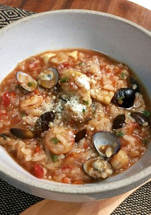 viviっとあっさりトマトシジミリゾット-レシピのメイン写真