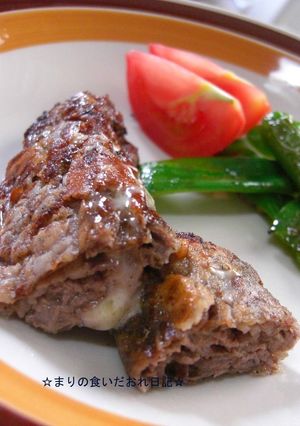 簡単なのに美味しい牛肉とチーズの重ね焼き-レシピのメイン写真