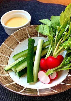 スティック野菜味噌マヨディップ-レシピのメイン写真