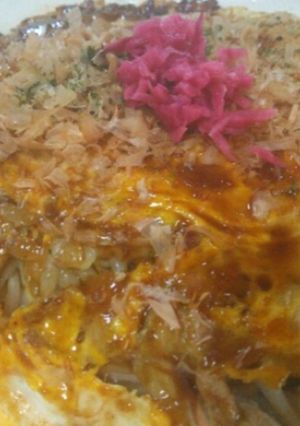 糸こんにゃくで豚モダン焼き-レシピのメイン写真
