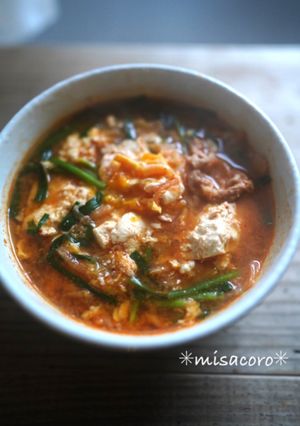 m豆板醤いらず！激旨スンドゥブチゲ-レシピのメイン写真