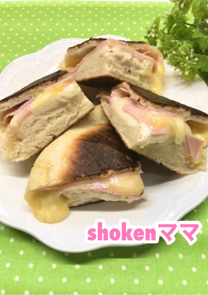 もっちり♪チーズとハムのナン風おやき-レシピのメイン写真