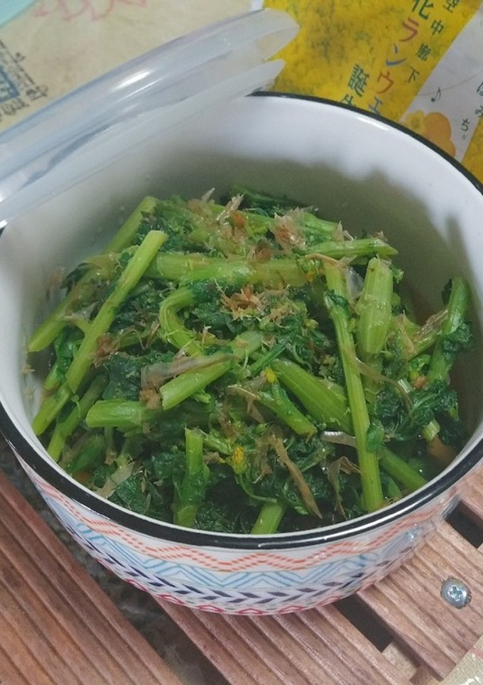 菜の花の煮浸し(簡単)-レシピのメイン写真