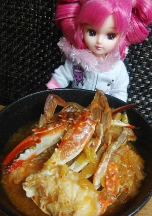 リカちゃん♡はさみだけ✂手抜きカニ鍋-レシピのメイン写真