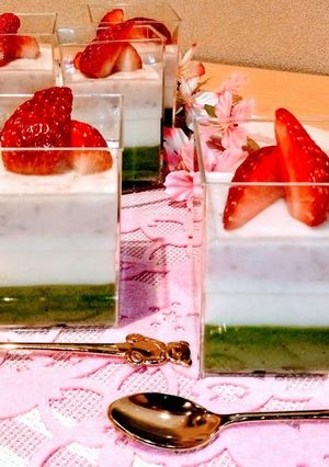 簡単♪甘酒3色プリン-レシピのメイン写真