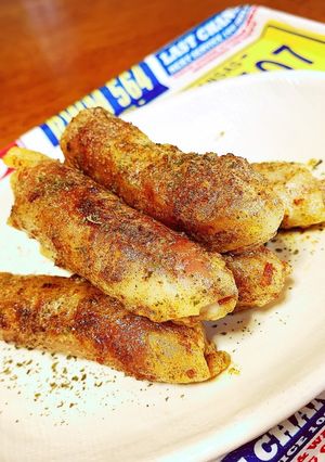 ウインナー餃子のカレーマヨソテー。-レシピのメイン写真
