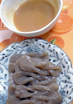普通のこんにゃくで刺身こんにゃくもどき-レシピのメイン写真