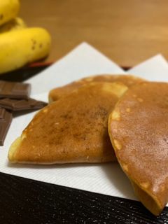 HMで簡単♡チョコバナナワッフル-レシピのメイン写真