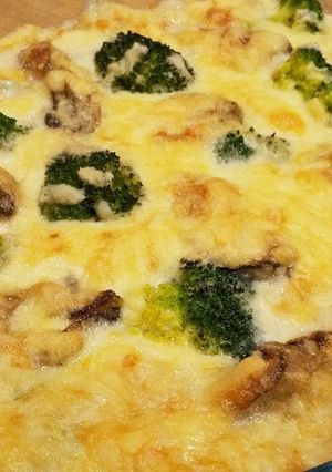 手作り米粉ホワイトソースで♪牡蠣グラタン-レシピのメイン写真