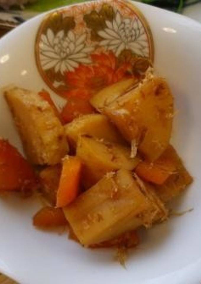 筍とにんじんの土佐煮（透析食）-レシピのメイン写真