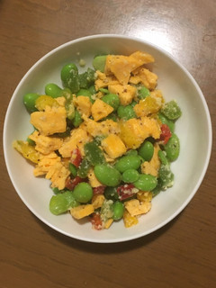 冷凍食品で簡単!枝豆チーズサラダ-レシピのメイン写真