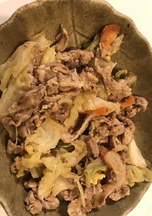 豚コマのマヨソテー-レシピのメイン写真