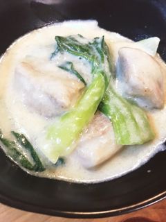 簡単☆鶏肉とチンゲン菜のクリーム煮-レシピのメイン写真