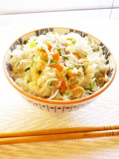 ☺子供も喜ぶ簡単しらす入り炊き込みご飯☺-レシピのメイン写真