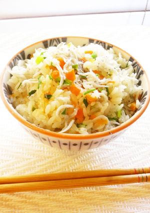 ☺子供も喜ぶ簡単しらす入り炊き込みご飯☺-レシピのメイン写真
