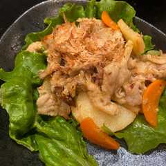 รูปของ 長芋と豚ロースのマヨソテー