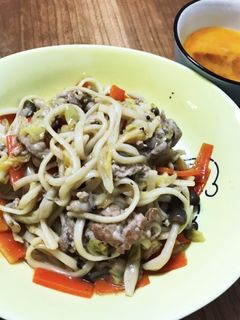 すき焼き焼きうどん!-レシピのメイン写真