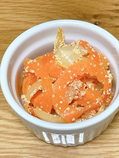 人参と玉ねぎの明太子バター炒め-レシピのメイン写真