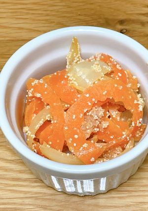 人参と玉ねぎの明太子バター炒め-レシピのメイン写真