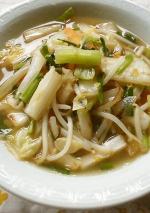 八宝野菜入り、タンメン♪-レシピのメイン写真