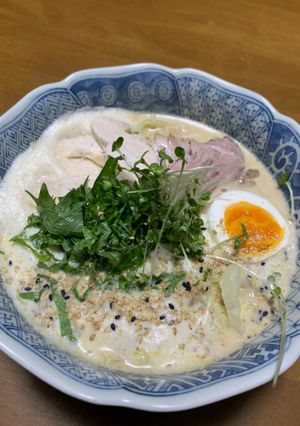 サッポロ1番使用　ふわふわ豆乳ラーメン-レシピのメイン写真