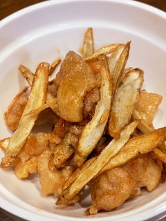 【給食】チキンチキンごぼう-レシピのメイン写真