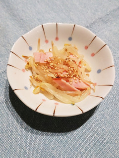 もやしとハムのからし醤油和え-レシピのメイン写真