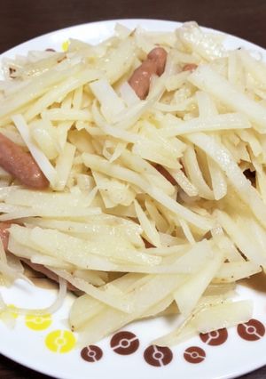じゃがいもとウインナーの簡単マヨソテー-レシピのメイン写真