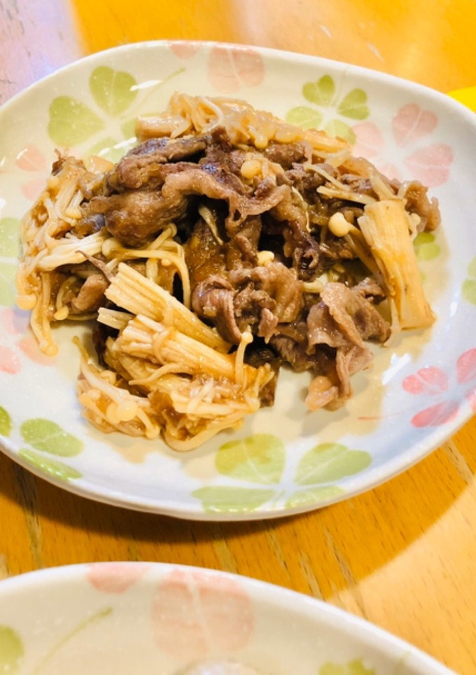 牛肉とエノキの☆おろし炒め煮♪-レシピのメイン写真