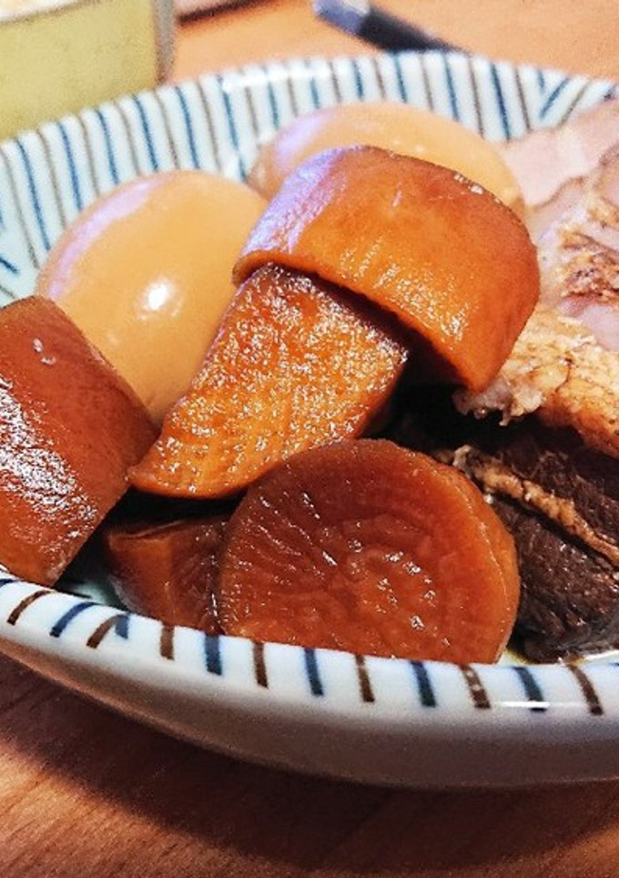 紅茶豚の煮汁で簡単！大根のパリパリ漬け-レシピのメイン写真