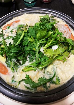 野菜たっぷり！ごま豆乳鍋-レシピのメイン写真