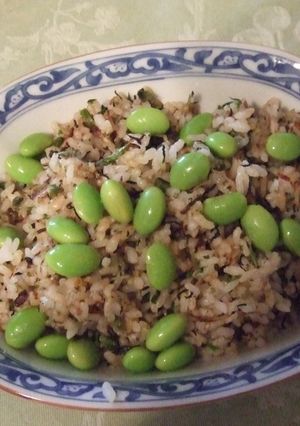 高菜とちりめんdeヘルシー和風炒飯☆-レシピのメイン写真