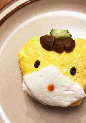 ぐんまちゃんオムライス☆キャラ弁にも☆-レシピのメイン写真