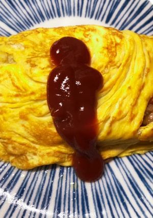 ミンチ肉たっぷりオムレツ　-レシピのメイン写真