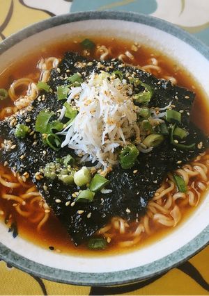 ほうじ茶しらすらーめん♪-レシピのメイン写真