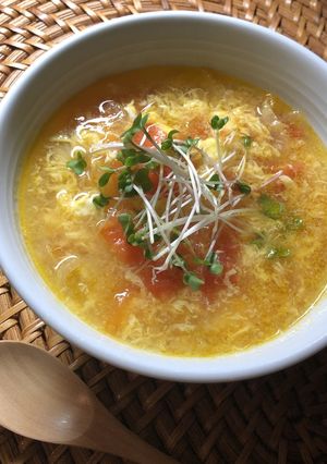 トマトのかきたまスープ-レシピのメイン写真
