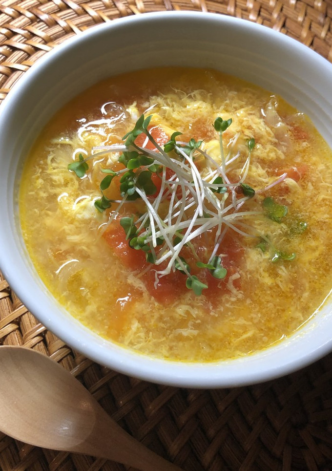 トマトのかきたまスープ-レシピのメイン写真