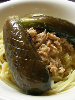 揚げナスのツナおろしパスタ-レシピのメイン写真