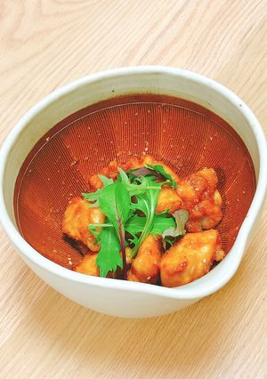 鶏肉の甘酢ごまだれ-レシピのメイン写真