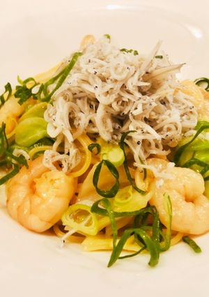 海老としらすの春のオイルパスタ-レシピのメイン写真