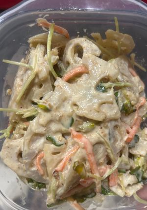 蓮根とにんじんのマヨサラダ-レシピのメイン写真