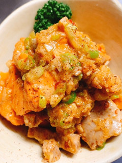 中華風ピリ辛ねぎニンニク〜刺身アレンジ〜-レシピのメイン写真
