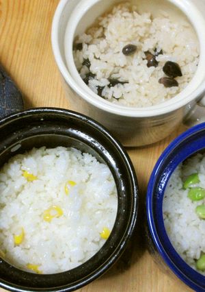 ダイソー炊飯マグでシンプルな炊き込みご飯-レシピのメイン写真