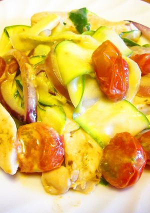鶏と野菜のアンチョビワインマヨソテー☆-レシピのメイン写真