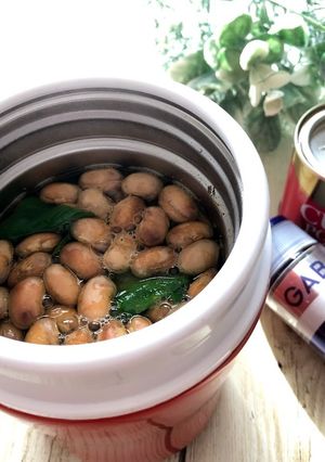 大豆と小松菜の花椒カレースープ-レシピのメイン写真