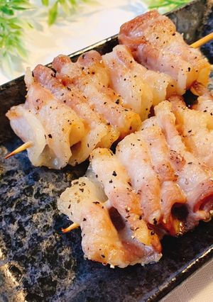 【あと一品!】簡単*豚バラの串焼き-レシピのメイン写真