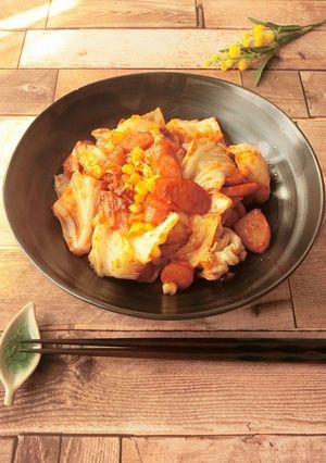 ウィンナーキャベツのケチャップマヨソテー-レシピのメイン写真