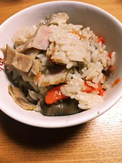 ベーコンと舞茸の炊き込み御飯-レシピのメイン写真