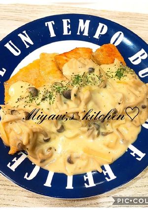 サーモンのムニエル♡チーズクリームソース-レシピのメイン写真